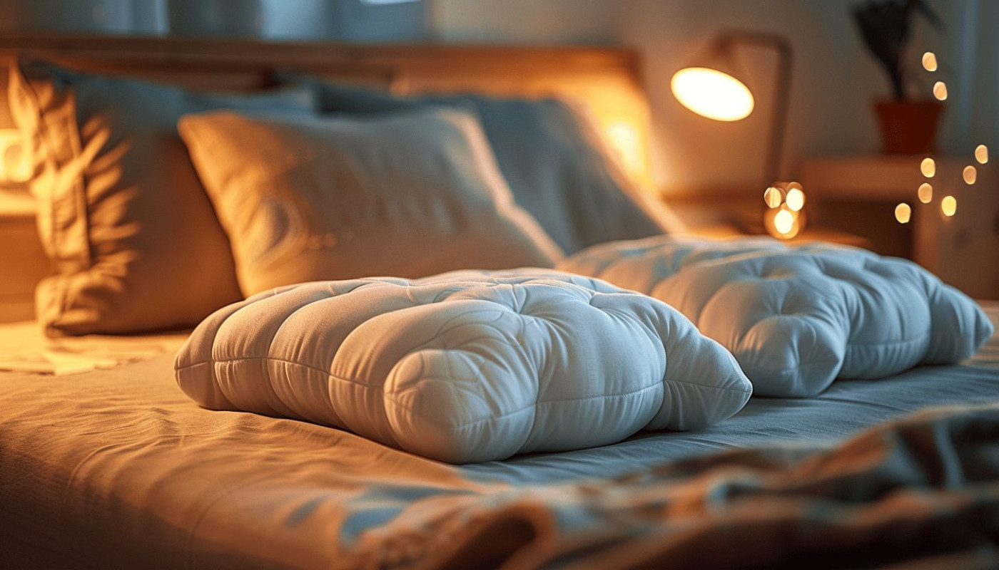 Trouvez un meilleur sommeil grâce à l'utilisation d'un coussin sous les genoux la nuit