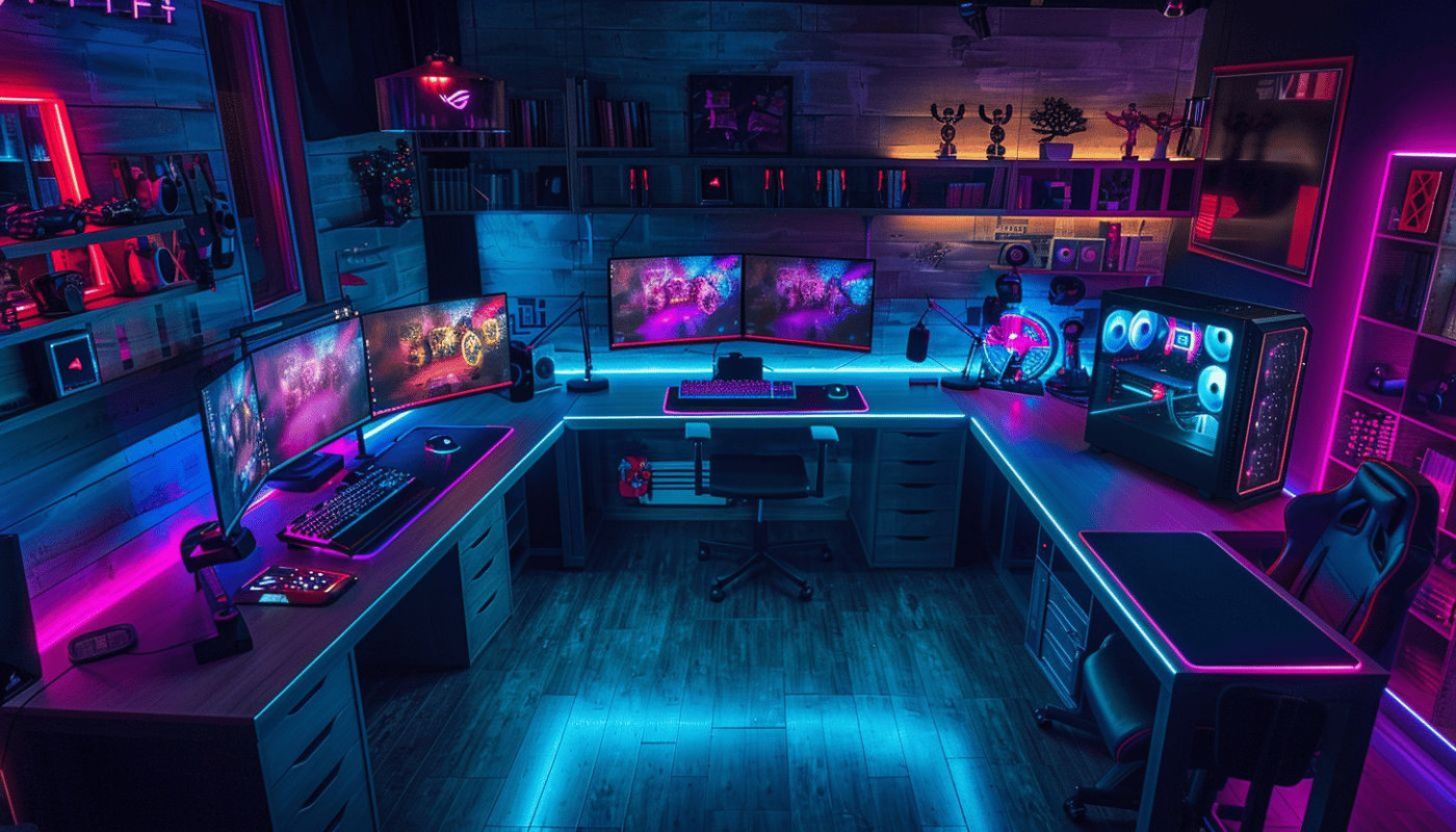 Zoom sur le meilleur bureau gaming LED 2022 : de l'ergonomie à l'éclairage, comment choisir le bureau idéal pour un gamer